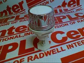 Кнопка управления BACO CONTROLS T11HA05 белая, 30мм, с хромированным ободком