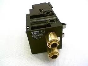 Пневматический клапан распределительный PS1-E186 4/2 с пружинным возвратом, 6мм