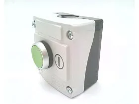 Кнопка управления BACO LBX10110 зеленая IP66 22мм с символом "Пуск"