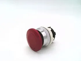 Кнопка грибовидная поворотная BACO T11ED01, красная, 40мм, с хромированным ободком