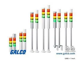 Patlite LR4-5M2WJNW-RYGBC