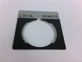 Табличка ALLEN BRADLEY 800T-X638 "LOCAL REMOTE" для кнопок 30 мм