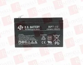 Аккумулятор Артикул BP7-12-T2 от производителя BB BATTERY