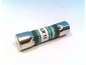 Предохранитель Littelfuse FLM-15 миниатюрный 15А 250В AC с задержкой срабатывания