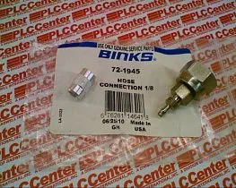 Фитинг для гидравлики Артикул 72-1945 от производителя BINKS