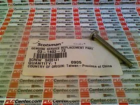 Винт  Артикул 03-1403-72 от производителя SCOTSMAN