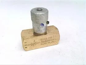 Клапан игольчатый гидравлический Parker N400B латунный