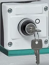 Переключатель клавишный BACO CONTROLS LBX12610 22мм 2 позиции черный