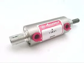 Пневматический цилиндр ALLENAIR A-1-1/8X1, ход 25.4 мм, диаметр 28.6 мм