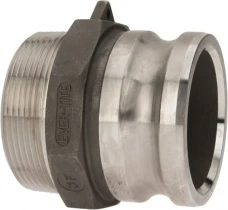 Адаптер камлок тип F нержавеющая сталь 3" NPT, 200 PSI