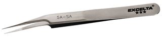Пинцет прецизионный EXCELTA 5A-SA, прямой заостренный, 4.5", нержавеющая сталь