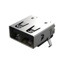 USB-разъем USB1130-15-A, розетка 4-позиционная, тип A, угловая, для монтажа в отверстия