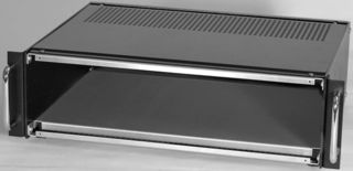 Корпус алюминиевый настольный HAMMOND RMCV190713BK1, 4U, черный