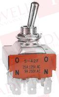 Тумблер  Артикул S42F от производителя NKK