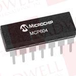 Интегральная микросхема Артикул MCP604-I/P от производителя MICROCHIP TECHNOLOGY INC