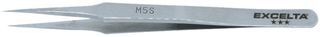 Пинцет прецизионный EXCELTA M-5-S, прямой заостренный, 79.4 мм, нержавеющая сталь