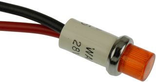 Светодиодный индикатор WAMCO WL-2191SL7-24V желтый, панельный, 24В