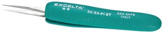 Пинцет прецизионный антистатический EXCELTA 3C-SA-PI-ET, прямой заострённый, 108 мм, нержавеющая сталь