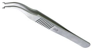 Пинцет прецизионный EXCELTA 124-SA изогнутый, лопатка, 108мм, нержавеющая сталь