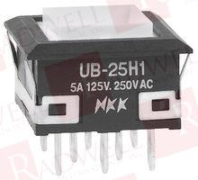 Кнопка Артикул UB25KKW015C от производителя NKK