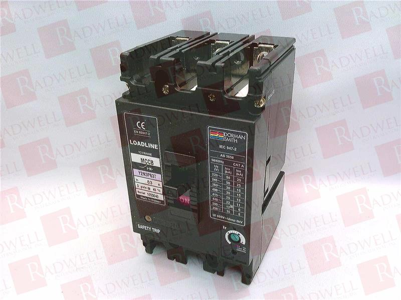 Автоматический выключатель в литом корпусе Артикул Y2N3P63T от производителя TYCO