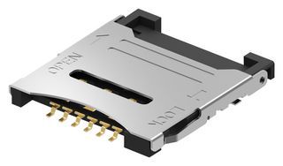 Разъем Micro SIM шарнирный 6-контактный SMT SIM7200-6-0-18-00-A