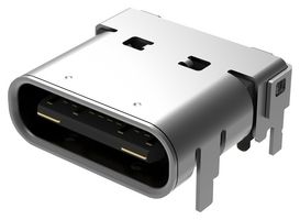 Разъем USB Type-C 3.1 горизонтальный 24-контактный THT/SMT Global Connector Technology USB4065-30-A