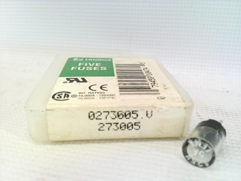 Предохранитель быстродействующий LITTELFUSE 273005, 5А, 125В AC