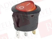 Миниатюрный клавишный выключатель Артикул RL-35-11/N-H-2-RE/BK-P4-1 от производителя M2B TECHNOLOGIES