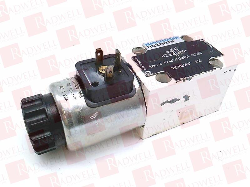 Гидравлический клапан Артикул 4WE 6 X7-61/EG24K4 SO293 от производителя BOSCH