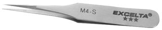 Пинцет прецизионный EXCELTA M-4-S, прямой заостренный, 70 мм, нержавеющая сталь