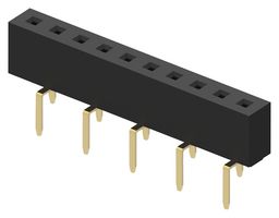 Разъем печатной платы BF070-05 гнездовой, 5 контактов, шаг 2мм, монтаж в отверстия