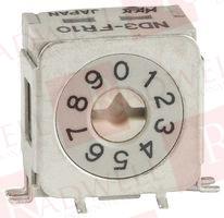 Поворотный переключатель Артикул ND3-FR10P-TP от производителя NKK