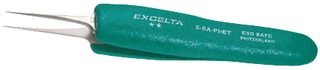 Пинцет прецизионный антистатический Excelta 5-SA-PI-ET, 108 мм, прямой заостренный
