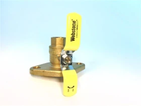 Шаровой кран WEBSTONE H-40403 3/4" FIP x фланец, 600 CWP