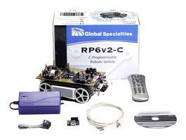 Образовательный робототехнический набор RP6V2-C GLOBAL SPECIALTIES с пультом управления