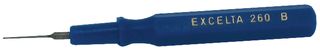 Микрошпатель EXCELTA 260B синий, пластиковый, 2.5"