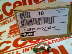 Пневматический фитинг и аксессуары Артикул 169PLP-5/32-0 от производителя PARKER