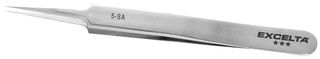 Пинцет прецизионный прямой EXCELTA 5-SA, 4.25", нержавеющая сталь