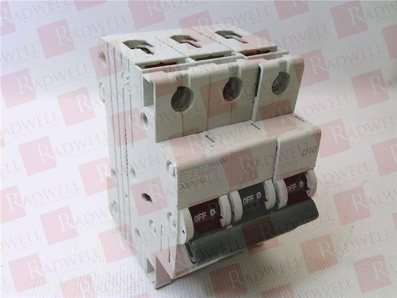 Автоматический выключатель для монтажа на дин-рейку Артикул X3PD10 от производителя TYCO