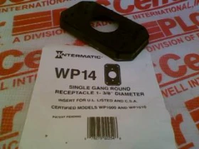 Штекер / розетка Артикул WP14 от производителя INTERMATIC