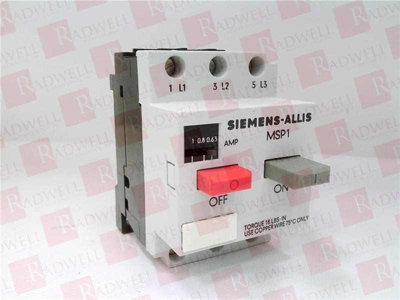 Стартер  Артикул MSP10EA11 от производителя SIEMENS