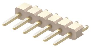 Разъем штыревой BG301 1x6 контактов шаг 2.54мм угловой SMD