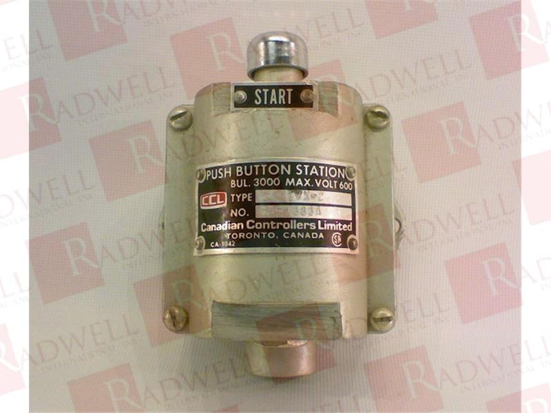 Кнопка Артикул 3001VX-2 от производителя CANADIAN CONTROLLERS LIMITED