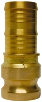 Переходник латунный камлок тип E 2" для шланга, 350 PSI, Ever-Tite 320EBR