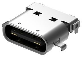 Разъем USB Type-C 3.1, 24 контакта, горизонтальный, THT/SMT монтаж, USB4060-30-A