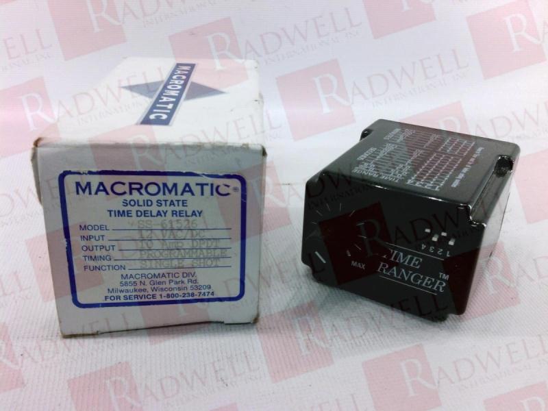 Замедляющие реле Артикул SS-61526 от производителя MACROMATIC