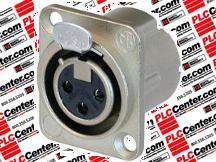 Разъем XLR Neutrik NC3FD-L-BAG, 3 контакта, гнездовой, черный