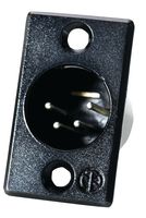 Разъем XLR Neutrik NC6MP-B 6-контактный, штекер, черный