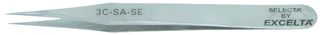 Пинцет прецизионный EXCELTA 3C-SA-SE, прямой заостренный, нержавеющая сталь, 4.25"